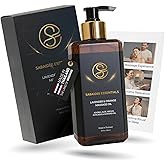 SABAIDEE ESSENTIALS Aromatherapy Massage Oil - Lavender Oil & Orange 10 Fl Oz - Thai Body Oil for Massage Therapy with Jojoba, Avocado, Argan, Aloe, Almond – Relaxing Body Care & Self-Care