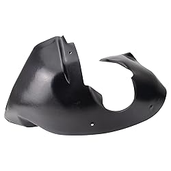 TRQ Front Left Inner Fender Liner Black Drivers
