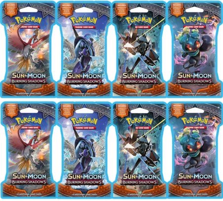 Ace Syndicate(PTCG): 8 Sun & Moon Burning Shadows Blistered 