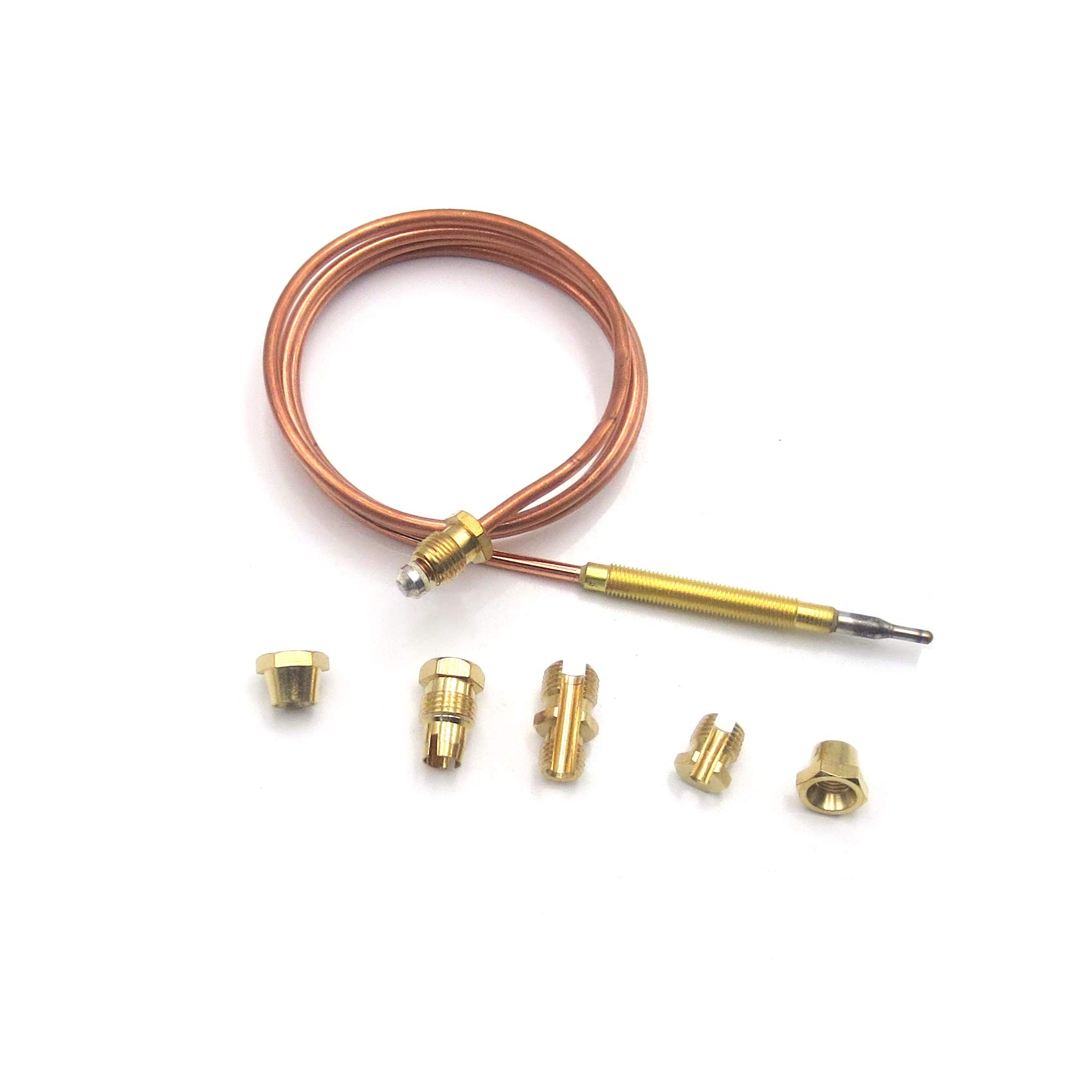 EARTH STAR Outdoor Patio Heater M60.75 Head Thread With M8X1,M9X1 End Connection Nuts Thermocouple (M8X1-900mm-FIVE NUTS(Parameters Look Photo))