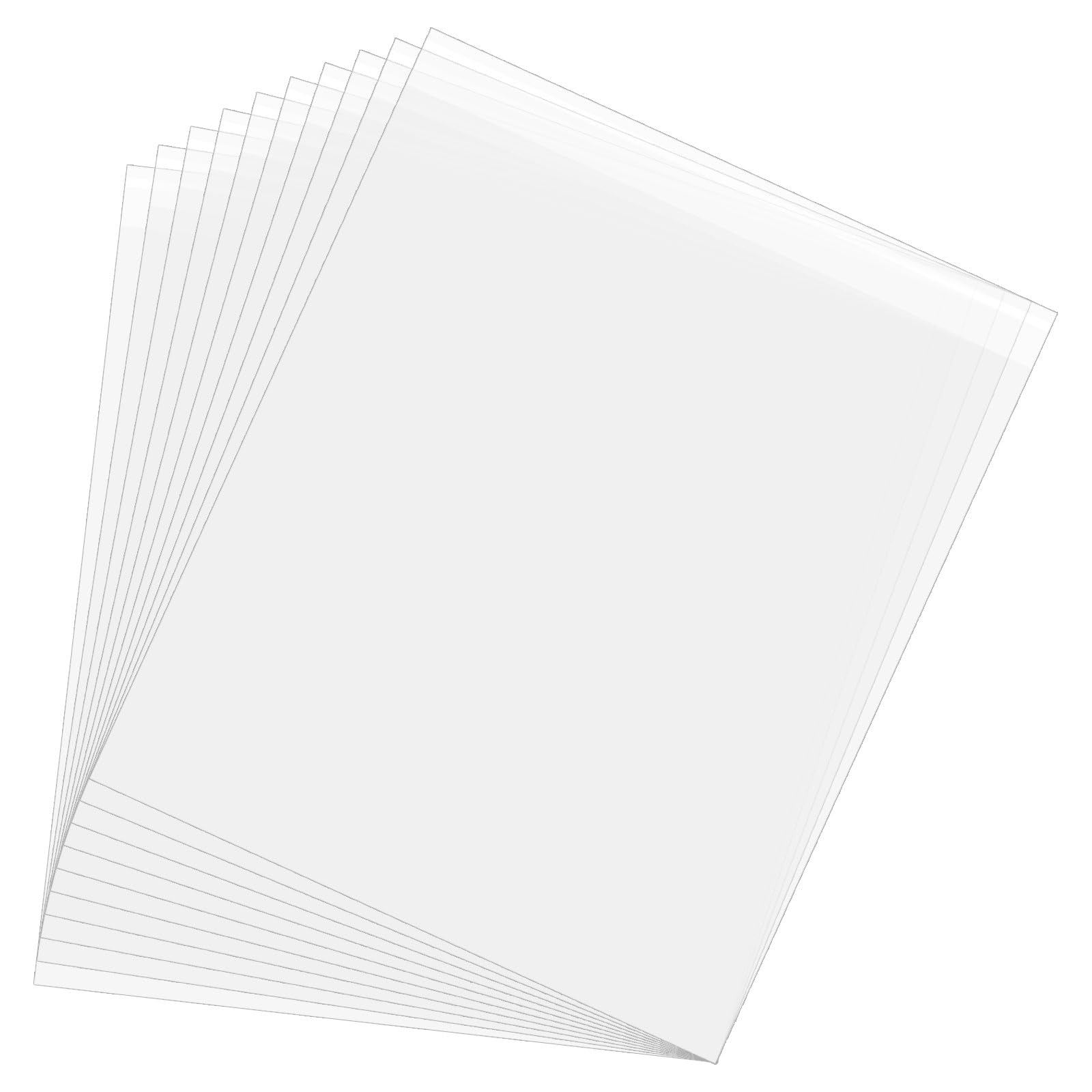 Photo 1 of uxcell 21.3"x 17.7" Acid-Free Picture Sleeve,  Crystal Clear Photo Sleeves Storage Bags Transparent Sealing Bag for 16"x 20" Art Prints, Pictures, Photos, Frame Mats Mattes