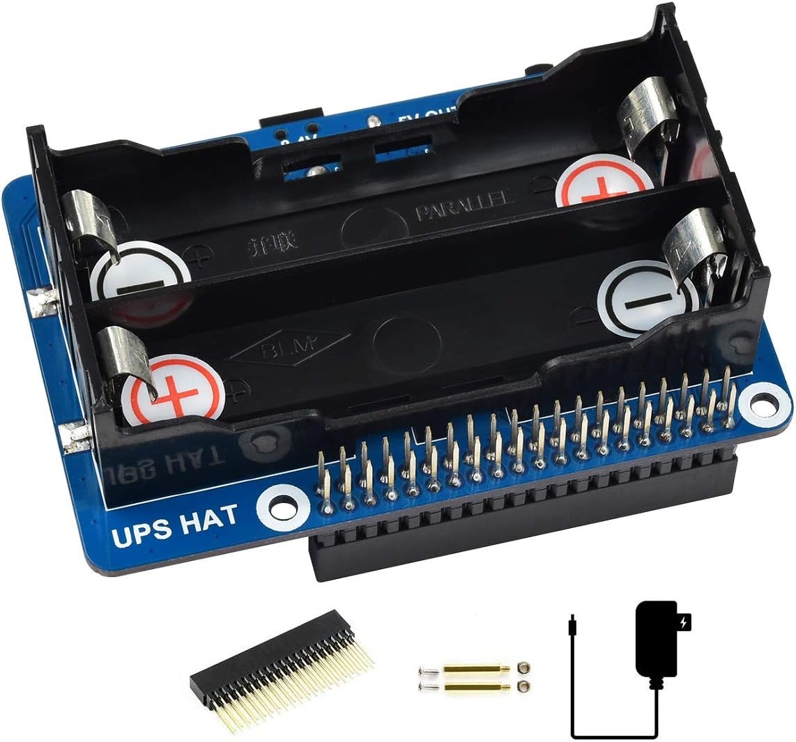 Waveshare UPS HAT for Raspberry Pi Uninterruptible Power Supply with