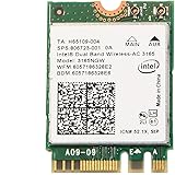 Intel 3165 3165NGW 3165AC Dual Band Wireless AC + Bluetooth4.0 Mini NGFF wifi card 802.11AC 3165 Wireless Wifi Card