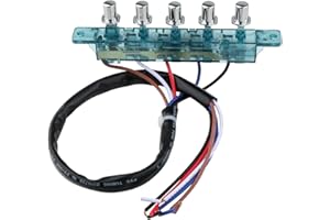 Fonowx Range Hood Switch,Range Hood Pushbutton Switch,5 Button Accessories,Kitchen Switch Control Board,Range Hood Keyboard S