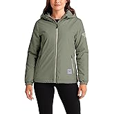 Reebok Womens Windbreaker Jacket - Lightweight Wind Water Resistant Insulated Zip Up Jackets for Women with Pockets & Hood