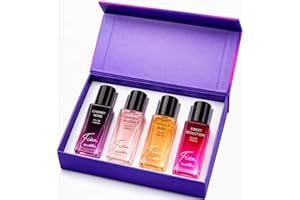 Perfume Gift Set for Women – 4 Mini Eau De Parfum Fragrance Collection, Long Lasting Floral & Sweet Perfumes, Travel Size Wom