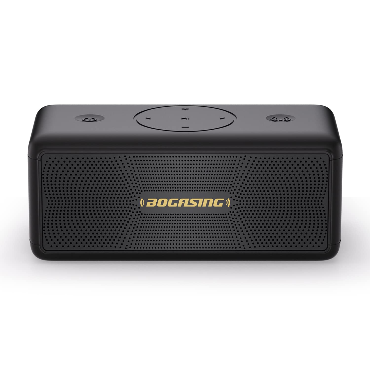 BOGASING M5 Bluetooth Speaker, 40W Portable Wireless Speakers with Immersive Stereo Sound & Punchy Bass, 30H Playtime, IPX7 Waterproof Bluetooth 5.3, EQ TF-Card, AUX, USB Stick for Outdoor (Black)