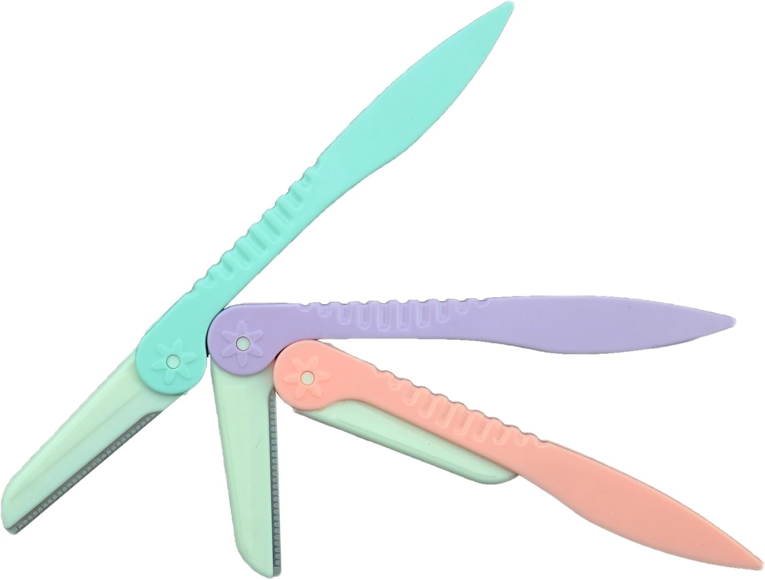 Eyebrow Razor 3 PCS Eyebrow Shaper Foldable Cheek Facial Hair Shavor