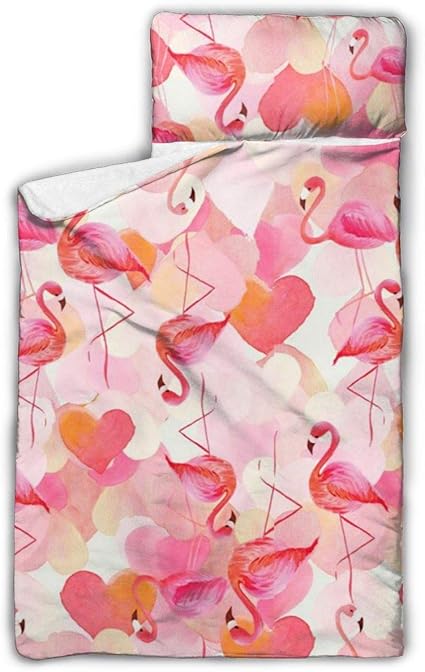 Amazon Com Pink Flamingo Everyday Kids Nap Mat With Removable