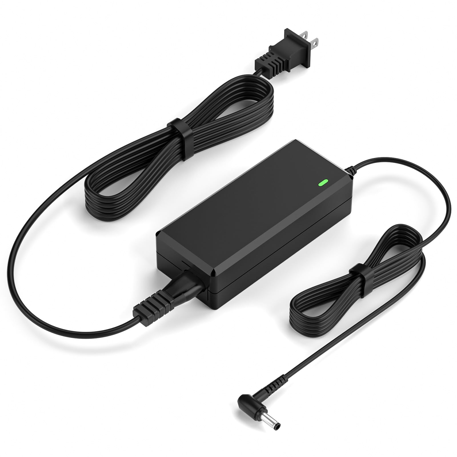 Photo 1 of VHBW Replacement Power Cord for HP Monitor 19V 5.5x2.5mm - Compatible with 27f/22cwa/23er/23es/27eb/32f/vh240a/24ea/25vx & ADPC1945 (20-32 Inch Displays)
