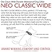 EzyDog Neo Classic Wide Neoprene No Stink Waterproof Dog Collar for Large Dogs - Reflective for Nighttime Safety and Padded for Comfort - Superior Durability and Easy to Clean (X-Large, Green Camo)