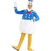 Disney Donald Duck Adult Costume for Men - Fun Sailor Outfit with Tail & Bow Tie for Halloween, Cosplay, Parties