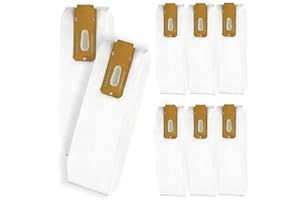 WANGENBRO 8 Pack HEPA Vacuum Bags Replacement for Hoover ONEPWR Cordless Upright Vacuum Cleaner BH55500PC, BH55500 & Commercial CH95519 - Replaces Part AH15600, 5-Layer Filtration & Leak-Proof Design