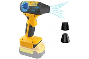 DEWDYS Leaf Blower Jet Dry for Dewalt 20V 60V Battery, Air Pump Air Duster Turbine Jet Fan Violent Turbofan Air Blower Turbine Turbine Blower Powerful Jet Fan High Speed Mini Blower for Car Cleanin