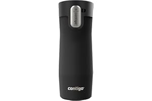 Contigo West Loop 3.0 Stainless Steel Travel Mug with Tea-Bag Hook & Spill-Proof Lid, Vacuum-Insulated Reusable Cup Coffee an