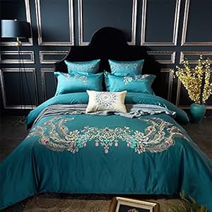 Amazon.com: Brandream Teal Peacock Bedding Collections