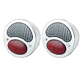 FATECIM 2X Vintage Duolamp LED Tail Light 12V Rear