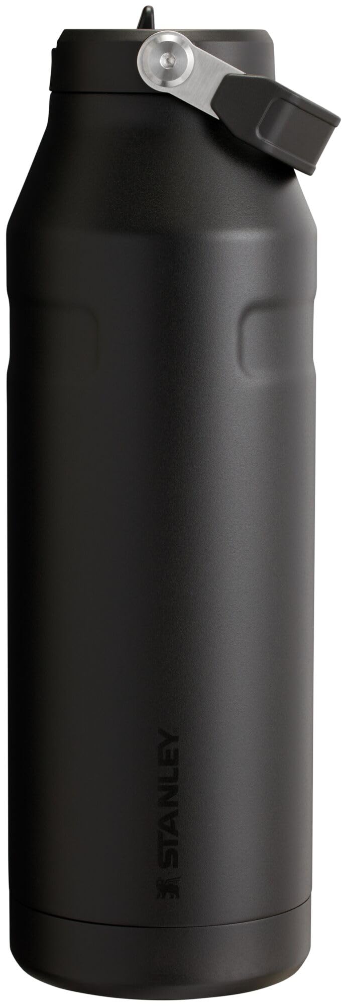 Photo 1 of Stanley IceFlow Flip Straw 2.0 Water Bottle 50 OZ | Built-In Straw with Larger Opening | Lightweight & Leak-Resistant | Insulated Stainless Steel | BPA-Free | Black 2.0
