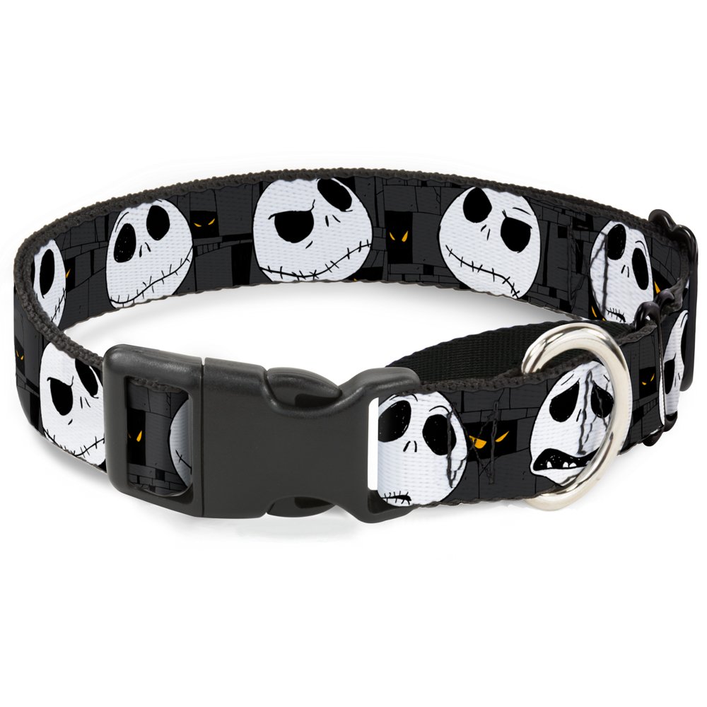 Reviews BuckleDown "Nightmare Before Christmas Jack Expressions Martingale Dog Collar