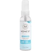 The Honest Company Hand Sanitizer Spray, Fragrance-Free, 2 fl oz | Hand Sanitizer Spray, 2 Fl Oz. Hypoallergenic, Dermatologist Tested, Naturally Derived. Gentle For Baby's Sensitive Skin.