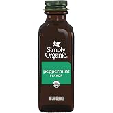 Simply Organic Peppermint Flavor, Certified Organic, 2 Fl Oz