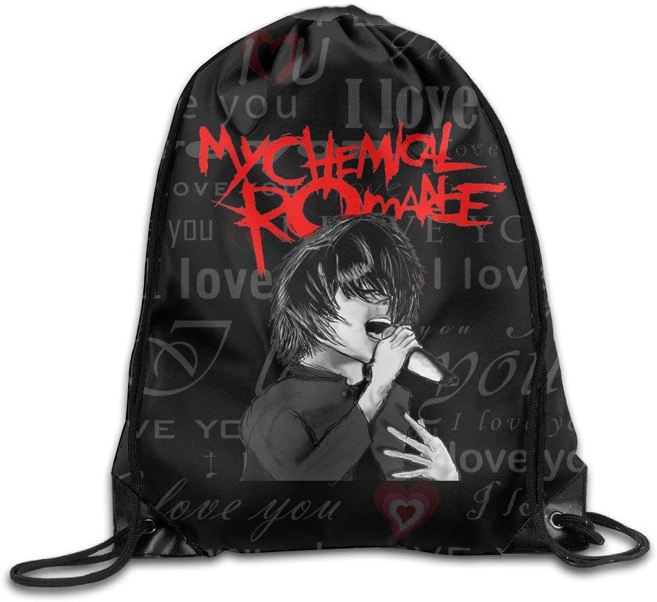 GONIESA Nngogoing My Love Chemical Romance Drawstring Backpack Sack Bag Travel Bag