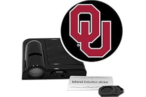 Sporticulture American Football Oklahoma Sooners Car Door Lights Logo Shadow Display - Officially Licensed NCAA Car Accessories - Show Your Team Pride - Battery Powered, Universal Fit