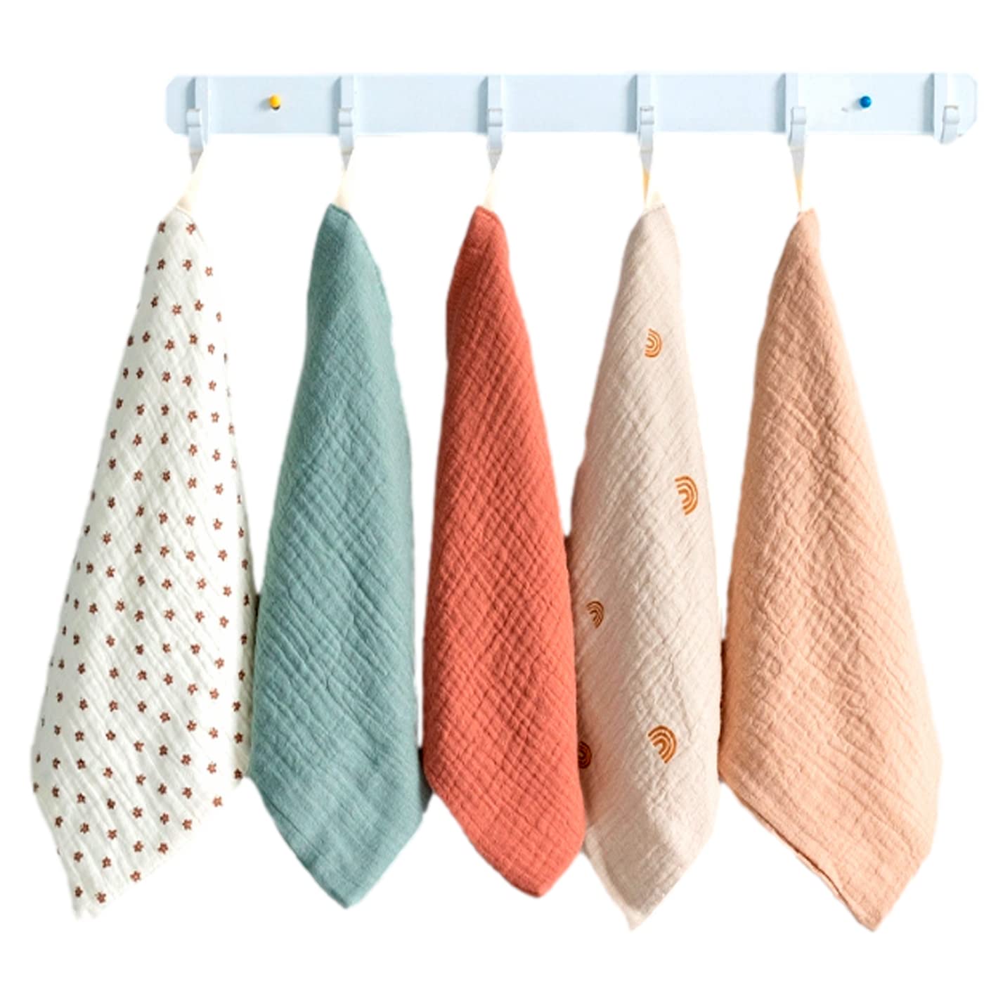 ｍiaotti ガーゼハンカチ ガーゼタオル 5枚入 ミャオッティの商品画像