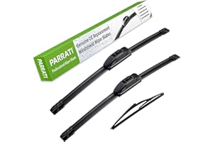 PARRATI® High Performance Premium All-Season Automotive Windshield Wipers with Rear Wiper Blades Replacement for 2013-2020 Nissan Pathfinder,Easy to Install 26"+17"+12''(Set of 3)