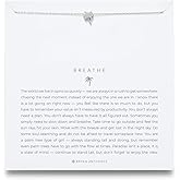 Bryan Anthonys Breathe Silver Necklace for Women, Pendant, Adjustable Length