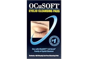 OCuSOFT Dry Replacement Pads for Eyelid Cleansing, 100 Count – For Use with OCuSOFT Lid Scrub Cleanser (Sold Separately)