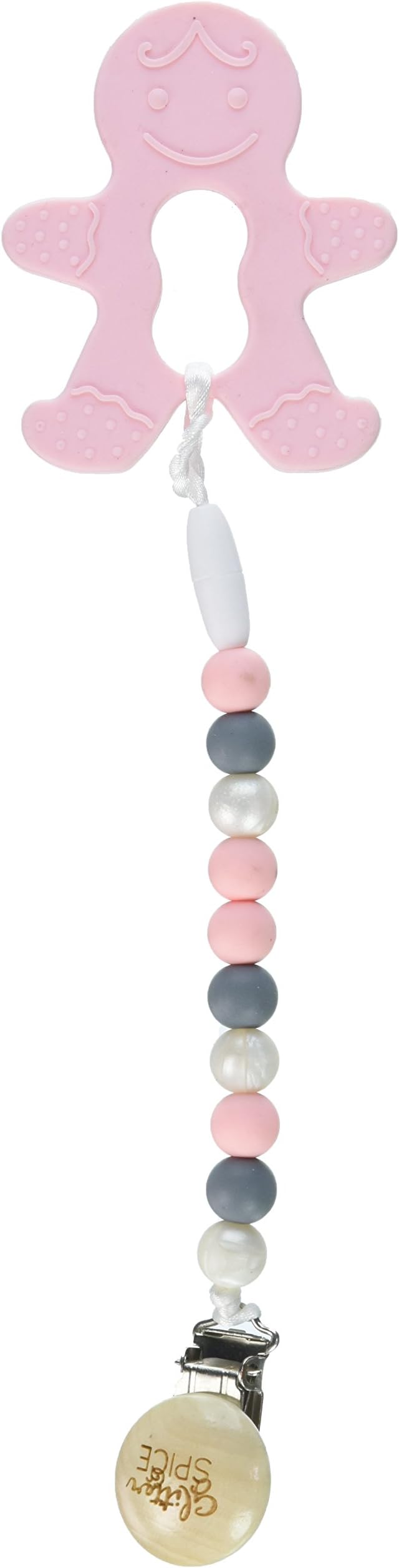 Glitter and Spice Gingerbread Cookie TeeTher, Pink by Glitter and Spice