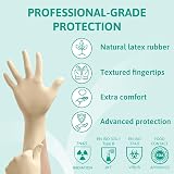 Ansell MicroFlex 63-864 Latex Gloves Textured Fingertips Medium 100 view 2