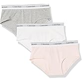 Calvin Klein girls Modern Cotton Hipster Underwear 2-pack