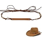nemokamai Cowboy Hat Bands for Men Women, Leather Hatbands Belt for Cowboy/Western/Fedora/Cowgirl Hats