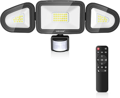 Meikee 42W Outdoor Security Light 3600LM 6500K Motion Sensor 180° IP66