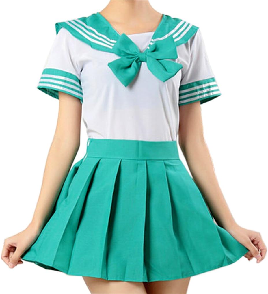 WenHong School Uniform Dress Cosplay Costume Japan Anime Girl Lady Lolita
