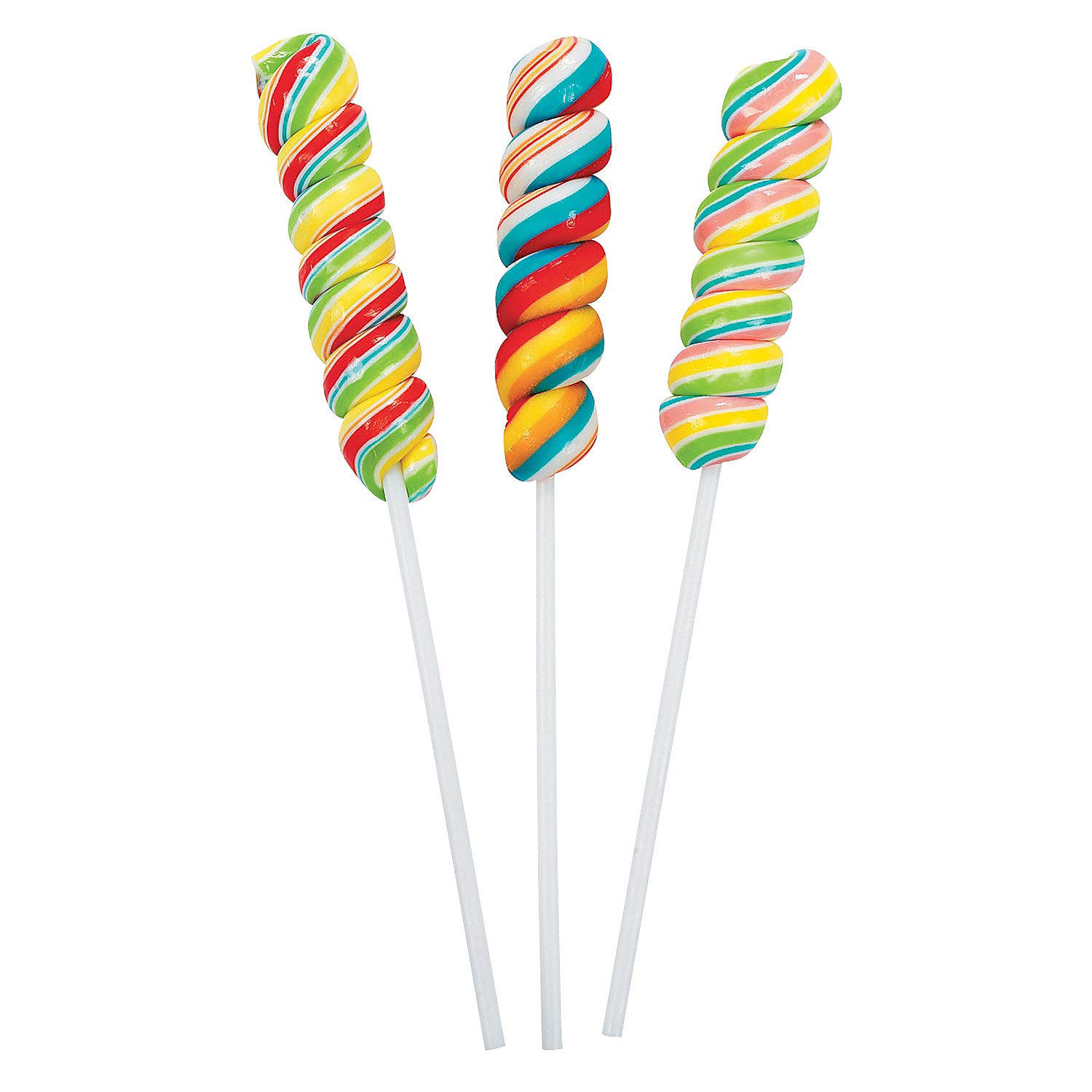 Unicorn Twisty Pops Rainbow Candy Lollipops (1Pack of 12) Buy