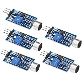 VKLSVAN 5PCS High Sensitivity Sound Microphone Sensor Detection Module for Arduino AVR PIC