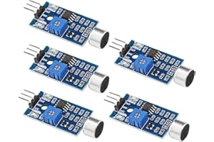 VKLSVAN 5PCS High Sensitivity Sound Microphone Sensor Detection Module for Arduino AVR PIC