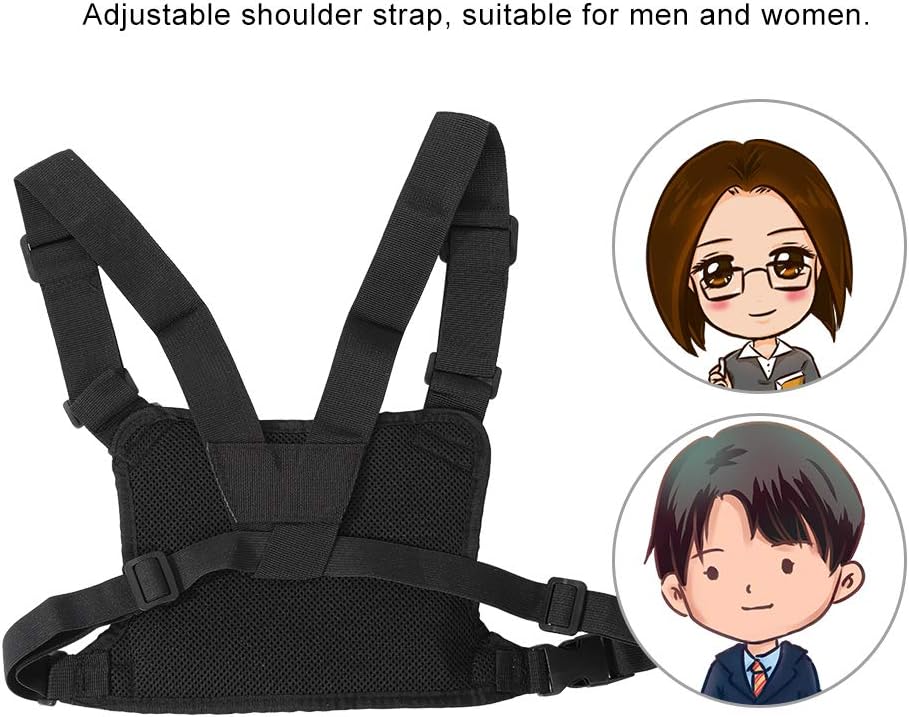 Tosuny Radio Chest Harness Chest Front Pack Pouch Holster Vest Rig Carry Case for WalkieTalkie Portable Adjustable Hands-Free Radio Carry Case Tools Assistant (Rescue Essentials) - Image 4