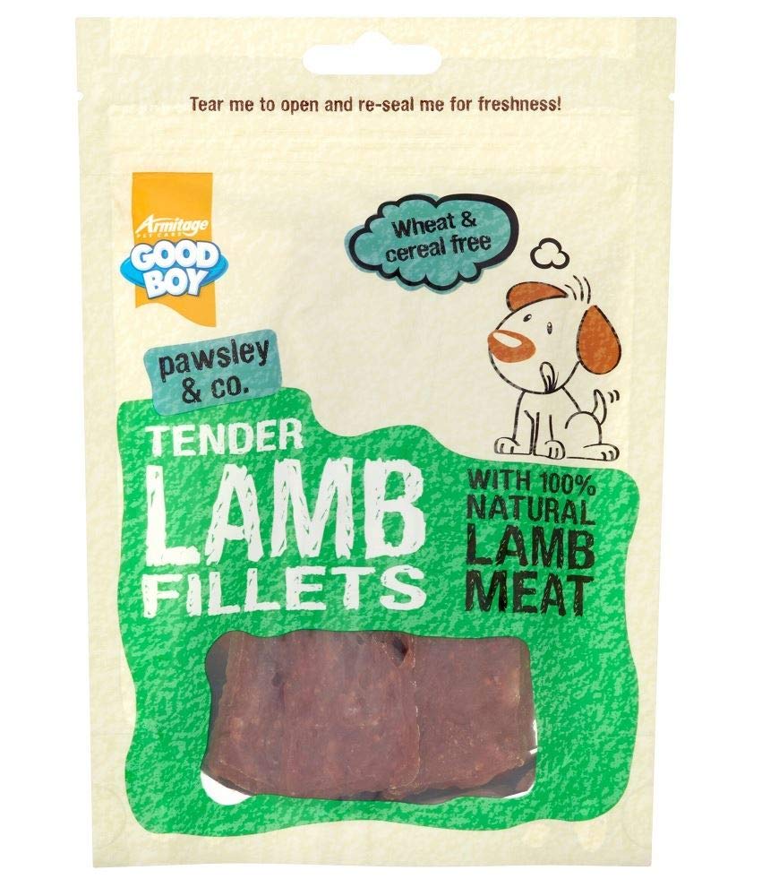 Good Boy Pawsley and Co Tender Lamb Fillets 80g,1 Pack