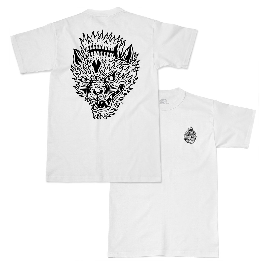 Sketchy Tank Lurking Class Hellcat Short Sleeve Tee White