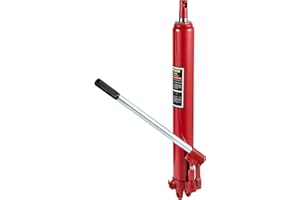 VEVOR Hydraulic Long Ram Jack, 3 Tons/6600 lbs Capacity, with Single Piston Pump and Clevis Base, Manual Cherry Picker with H