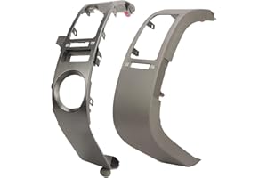 LUCKDANO Center Inner Dash 2Pcs Car Dash Vent Trim Panel Left and Right Central AC Vent Trim for Prius 2004-2009