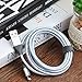 BYZ iPhone Charger Charging Cable 6ft Lightening Cable - 3 Pack iPhone Cable USB Sync & Charging Cord for iPhone 7 Plus 7 6S Plus 6 Plus SE 5S 5C 5, iPad 2 3 4 Mini, iPad Pro Air, iPod - Silver