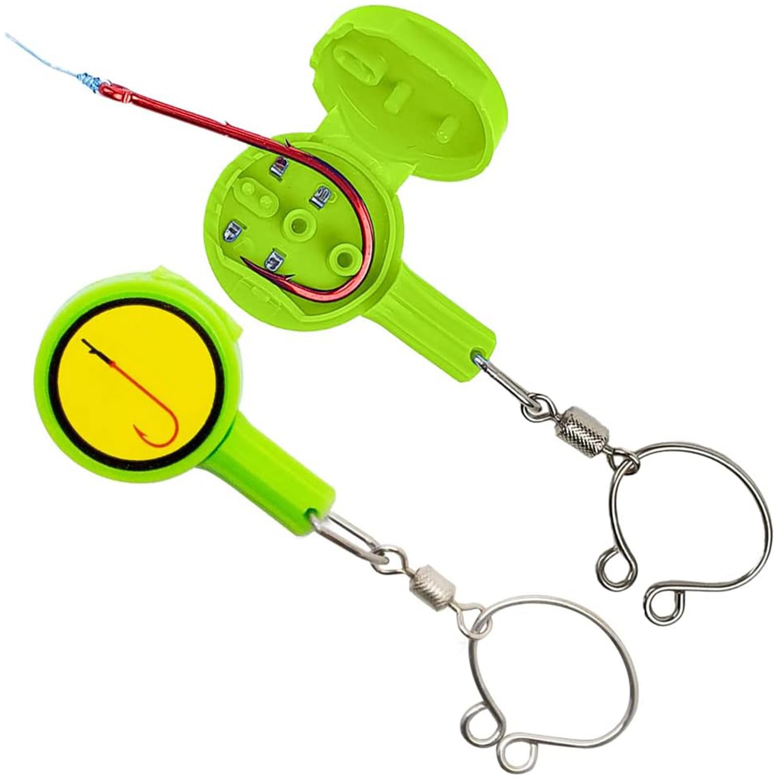 Fishing Gear Knot Tying Tool | Cover Fishing Hooks While Tying Strong Fishing Knots, Stocking Stuffers Gifts for Men, Great Fishing Accessories for Beginner Anglers