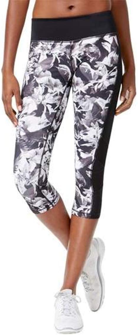 Floral-Print Performance Cropped Leggings