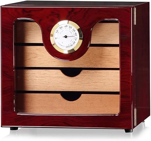 Lcigar Cigar Humidor Cabinet Brown Piano Paint Cedar Wood Cigar