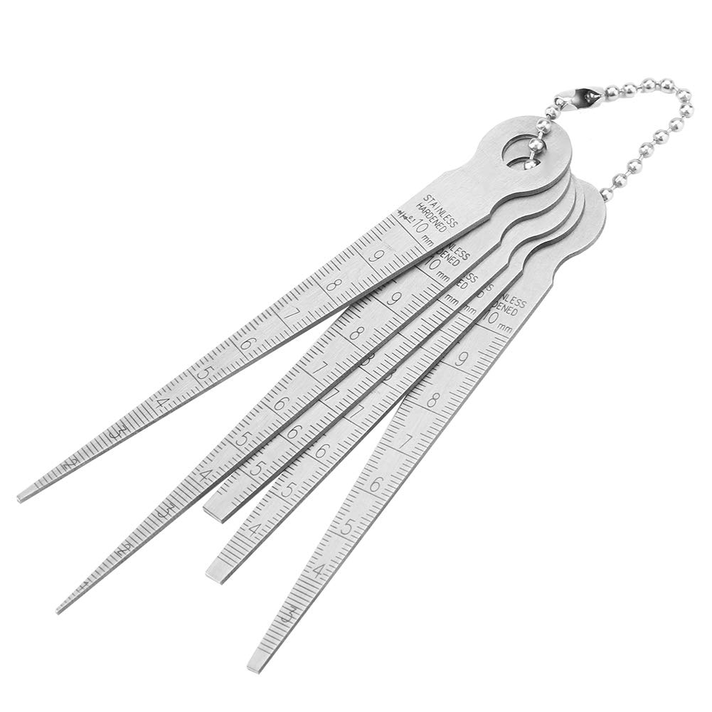 Welding Taper Gauges Set 1-10mm 0.1mm Resolution Stainless Steel Hole Size Gauge Feeler Gap Gauge Rulers Hole Inspection Tool - Image 3